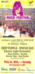 Esbjerg Glamrock, 4. juni 1994