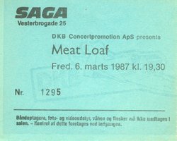 Meat Loaf, 06. marts 1987