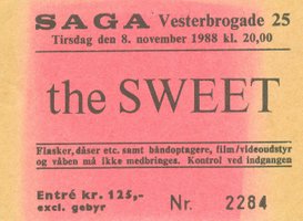 The Sweet, 08. november 1988